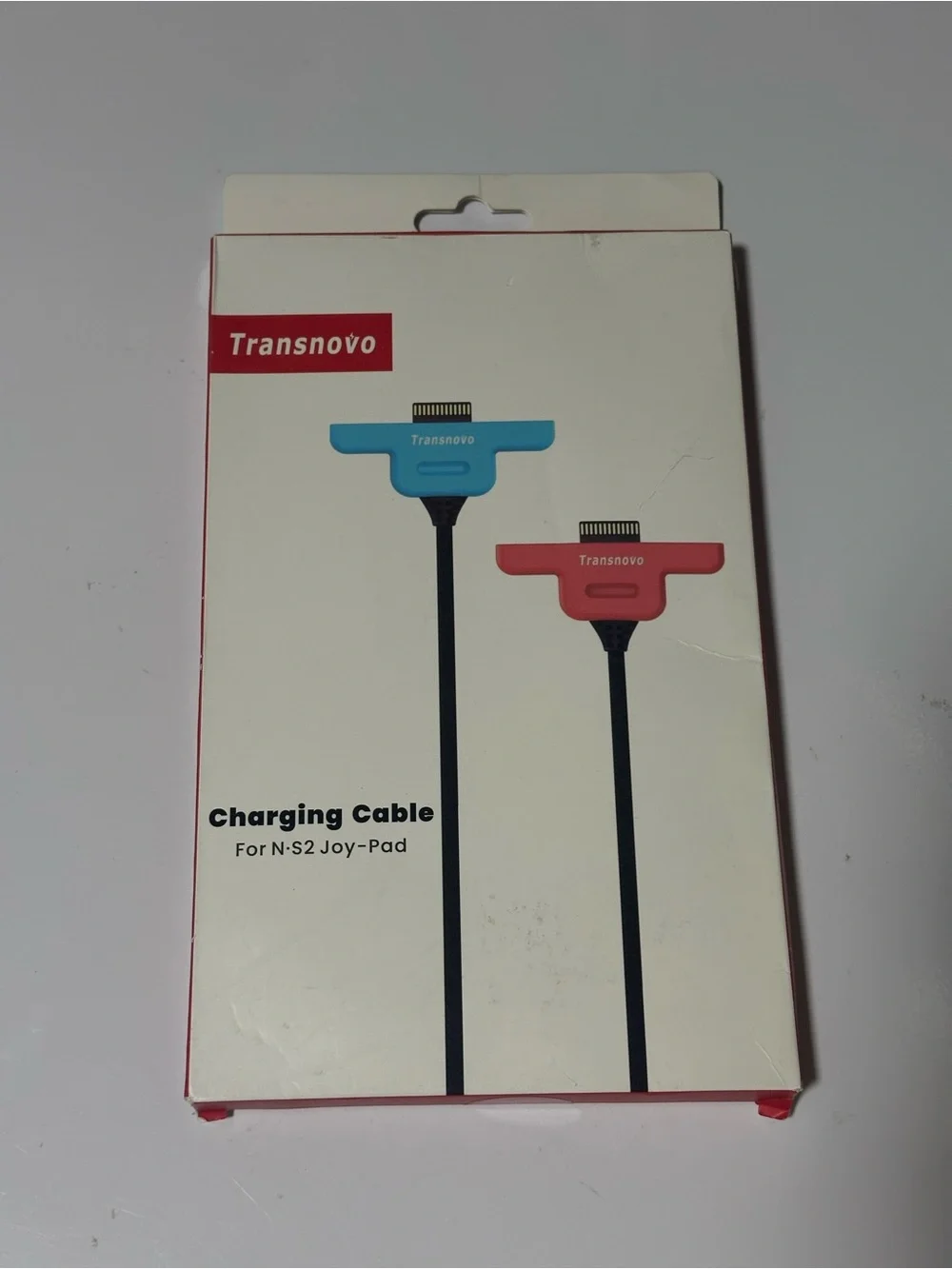Charging Cable for N-S2 Joy-Pad — Red & Blue